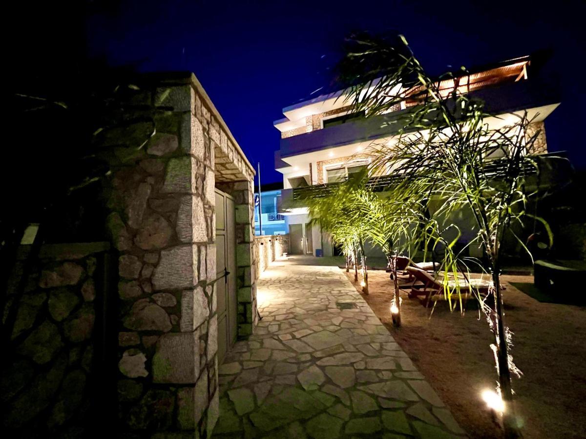 Odyssea Top View & Hot Jacuzzi Front Beach Kremasti  Exterior photo