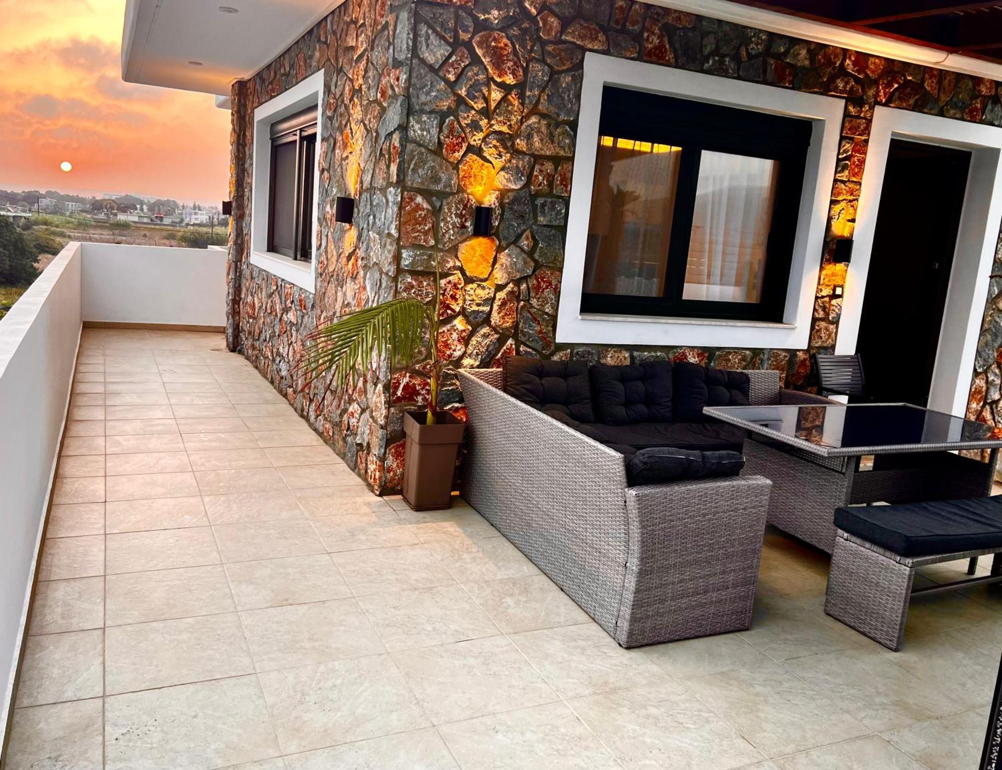 Odyssea Top View & Hot Jacuzzi Front Beach Kremasti  Exterior photo